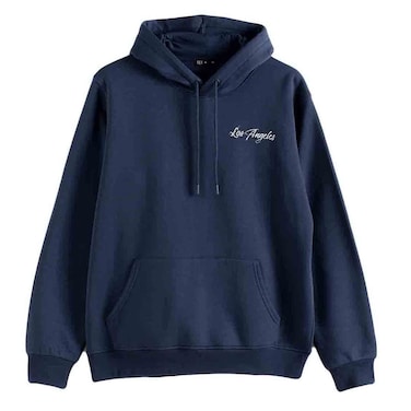 Tex Men Regular Fit Pullover Hoodie, X14, Indigo