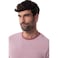 Tex Men Regular Fit Essential T-Shirt, Pink, Small