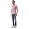 Tex Men Regular Fit Essential T-Shirt, Pink, Small