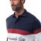 Tex Men Newcastle City Colorblock Long Sleeve Rugby T-Shirt, Navy, 3XL, I274822