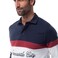 Tex Men Newcastle City Colorblock Long Sleeve Rugby T-Shirt, Navy, M, I274822
