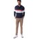 Tex Men Newcastle City Colorblock Long Sleeve Rugby T-Shirt, Navy, XXL, I274822