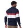 Tex Men Newcastle City Colorblock Long Sleeve Rugby T-Shirt, Navy, L, I274822