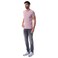 Tex Men Regular Fit Essential T-Shirt, Pink, XL