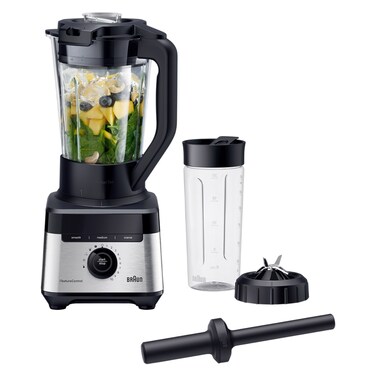 Braun PowerBlend 7 Jug Blender JB 7551, 2 L, 1400 W, 10 Speeds, Black