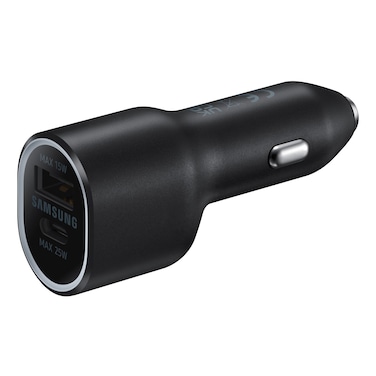 Samsung Dual Port USB Type A and USB Type C Car Charger, Black