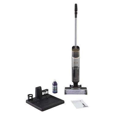 Shark Hydrovac Cordless Vacuum Cleaner WD210ME, Charcoal Grey, Lightweight and Convenient