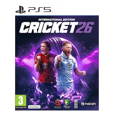 Sony Cricket 26 International Edition PlayStation 5, CD, Realistic Graphics, Pegi 3