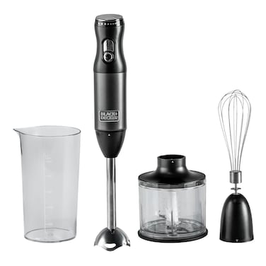 Black &amp; Decker 3 in 1 Hand Mixer SSHB625-B5, 600 ml, 600 W, 2 Speeds, Black