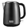 Black &amp; Decker Electric Kettle SSJC175-B5, 1.7 L, Black, Stainless Steel, Auto Shut Off