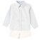 Tex Baby Boys Striped Shirt and Shorts Set, Turquoise, 4 Years