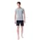 Tex Men Short Sleeve Shorts Set, X14, Grey