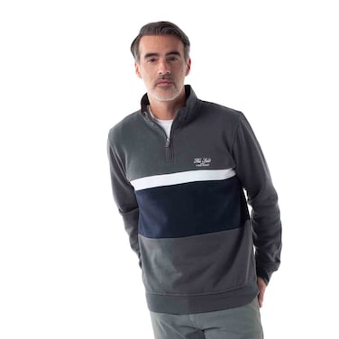 Tex Men Regular Fit Performance Sweatshirt, X12, Khaki