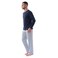 Tex Men Long Sleeve Pajama Set, X14, Navy