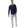 Tex Men Long Sleeve Pajama Set, X14, Navy