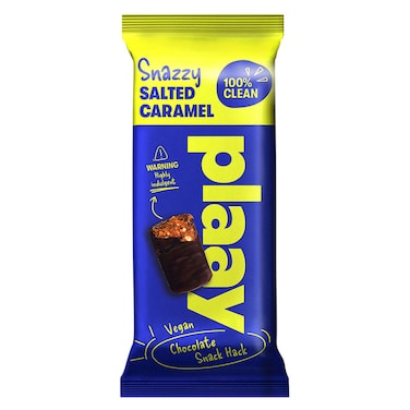 Plaay Salted Caramel Chocolate Bar, 35g