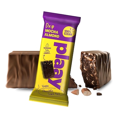 Plaay Mocha Almond Chocolate Bar, 35g