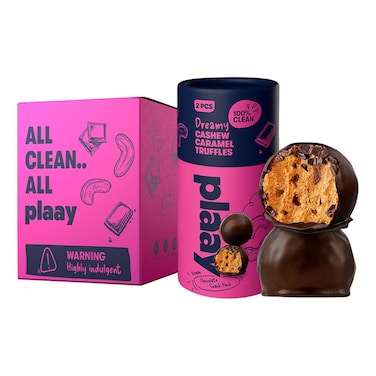 Plaay Cashew Caramel Chocolate Truffle, 30g