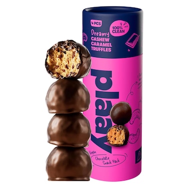 Plaay Cashew Caramel Chocolate Truffle, 60g