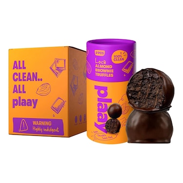 Plaay Almond Brownie Chocolate Truffle, 30g