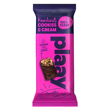 Plaay Cookies and Cream Chocolate Bar, 35g