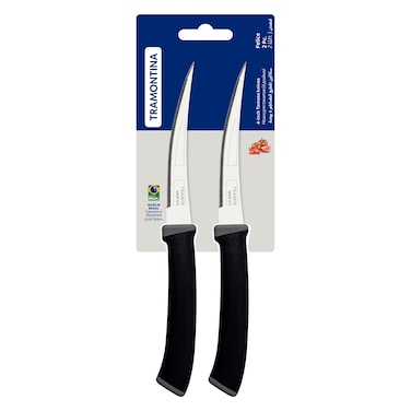 ترامونتينا سكين للخضراوات والفواكه، 3 بوصة، قطعتان