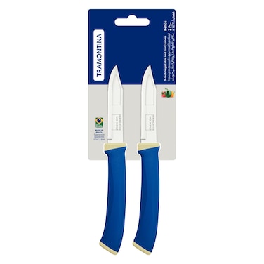 Tramontina Vegetable and Fruit Knife, 3inch, 2 PCS