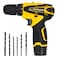 Epsilon Cordless Drill, 12 V with Drill Bit Set