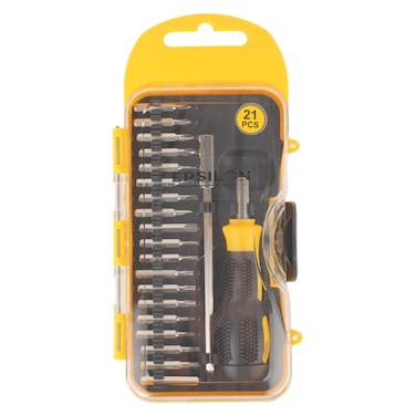 إبسيلون مجموعة رؤوس مفكات البراغي الدقيقة، 21 قطعة
