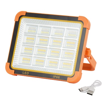 إبسيلون مصباح LED شمسي قابل للشحن، برتقالي، IP66