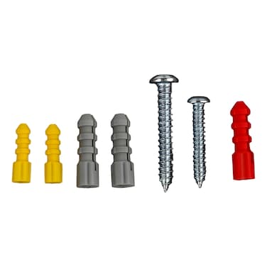 Epsilon Metal Screw and Anchor Kit, 60 PCS