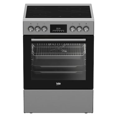 Beko Cooker FBM67320, 60 cm, Ceramic, Grey, 5 Cooking Zones