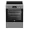 Beko Cooker FBM67320, 60 cm, Ceramic, Grey, 5 Cooking Zones