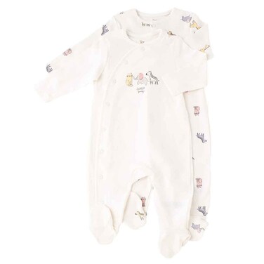Tex Baby Romper Off White, 6 to 9 Months, I990395