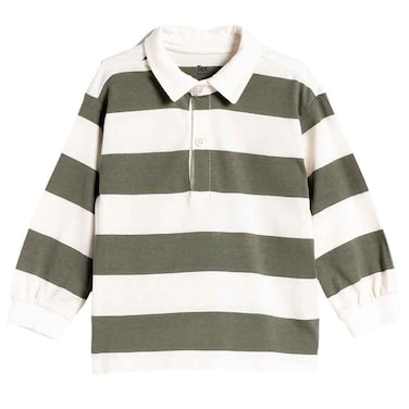 Tex Polo Full Sleeve T-Shirt, Khaki, 23 Months, I274215