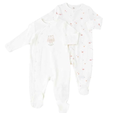 Tex Baby Romper Off White, Newborn, I274183