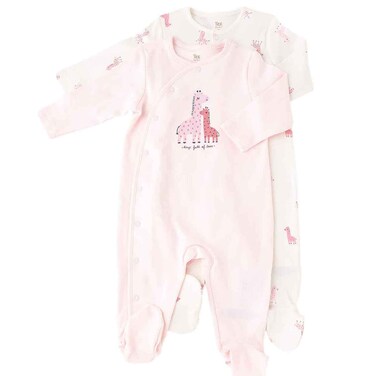 Tex Baby Romper, 1 to 3 Months, Pink, I990395