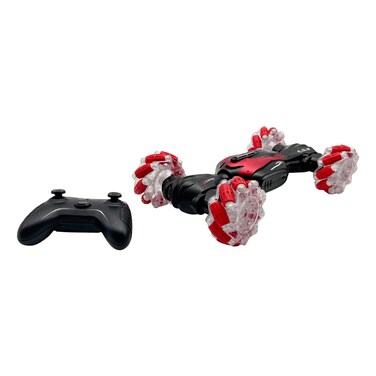 Craze Wheels Torsion Twist Stunt Double Sided 4WD Remote Control Car with Lights, 6 Years+, Alloy, 2.4GHz