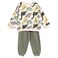 Tex Baby Soft Fabric Printed Sweatshirt and Jogger Set, 18 Months, Ecru, I274193