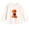 Tex Baby Sweater Puppy Print, 4 Years, Off White, I274060