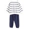 Tex Baby Soft Fabric Striped Sweatshirt and Jogger Set, Navy, 23 Months, I274195