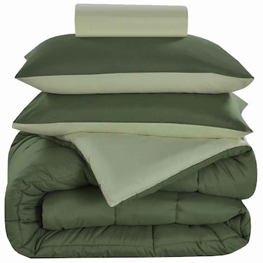 Valentini Comforter Set, White, 160x220cm