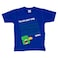 Bright Bites Blue Tshirt, 6-7 Years, Small