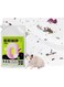 NeoStyle Hamster Bath Sand,Natural Dust Free Floral Potty Litter SandPlant Scent Deodorizing Cleaning Sand for Hamsters Guinea Pigs Syrian Rats and Other Small Pets (White-Flower Spout Bag(1.6kg))