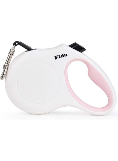 Fida Retractable Dog Leash (JFA Series) - S (White)