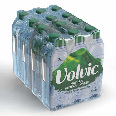 Volvic Natural Mineral Water, 500ml Pack of 12