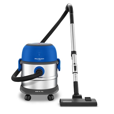 Bissell MultiClean Turbo Drum Vacuum Cleaner 4113, 15 L, 1000 W, Grey and Mambo Blue, Powerful Motor Canister