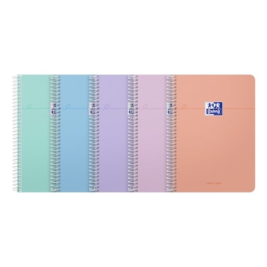 NOTEBOOK SPIRAL PASTEL A5 160