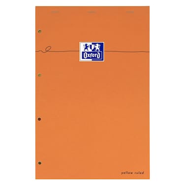 NOTEPAD ORANGE YELLOW PAGE
