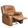 Dazler 1 Seater&nbsp;Air leather&nbsp;Recliner - Brown